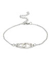 YouBella Jewellery Charm Bracelet Bangle for Girls and Women (Silver) (YBBN_91971)